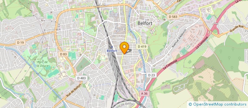 localisation de l'entreprise DIASPORARTS à BELFORT