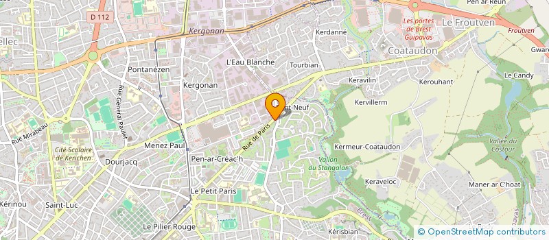 localisation de l'entreprise DIASSANGA  BREST