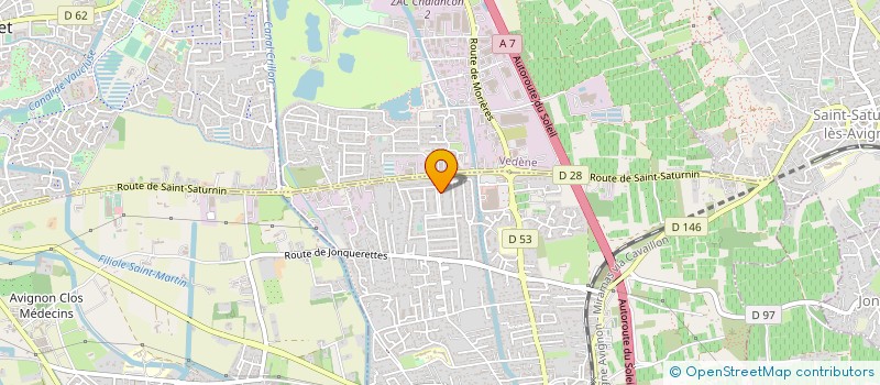 localisation de l'entreprise DIASTEME à MORIERES LES AVIGNON