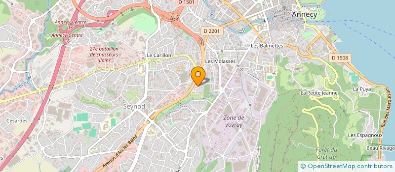 localisation de l'entreprise DIAT PLUS à ANNECY