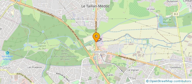 localisation de l'entreprise DIATAN 2000 à EYSINES