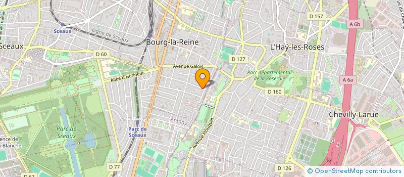 localisation de l'entreprise DIATEC HABITAT à BOURG-LA-REINE
