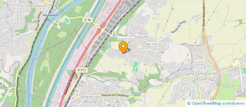 localisation de l'entreprise DIATECH SYSTEME  SOLAIZE