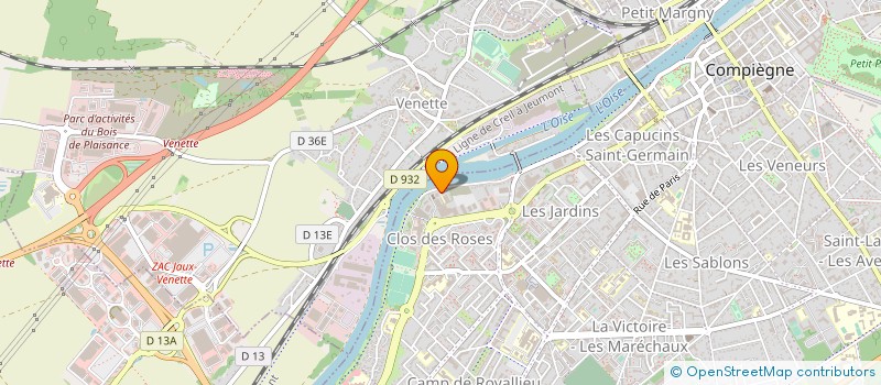 localisation de l'entreprise DIATECHNIE à COMPIEGNE