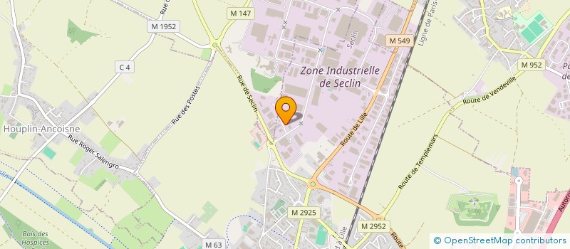 localisation de l'entreprise DIATEK à SECLIN