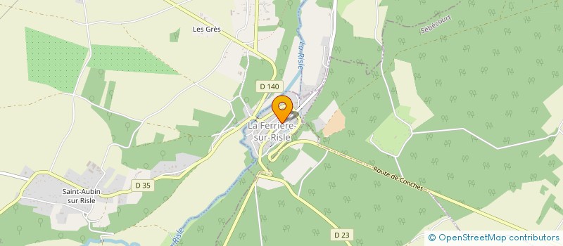 localisation de l'entreprise DIATEKIMMO  LA FERRIERE-SUR-RISLE