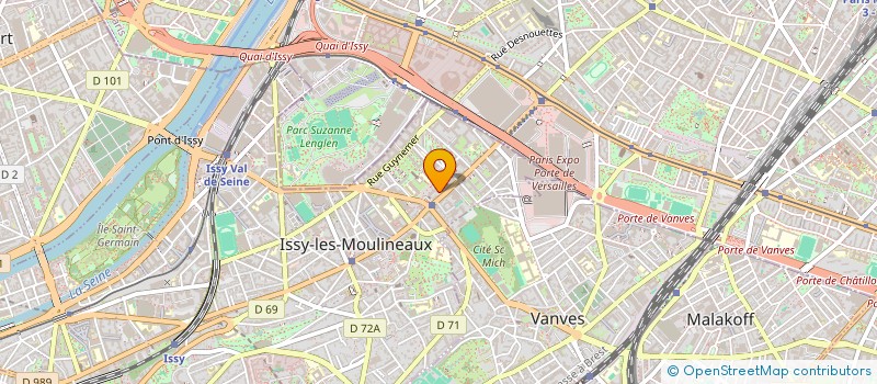 localisation de l'entreprise DIATONIS à ISSY-LES-MOULINEAUX