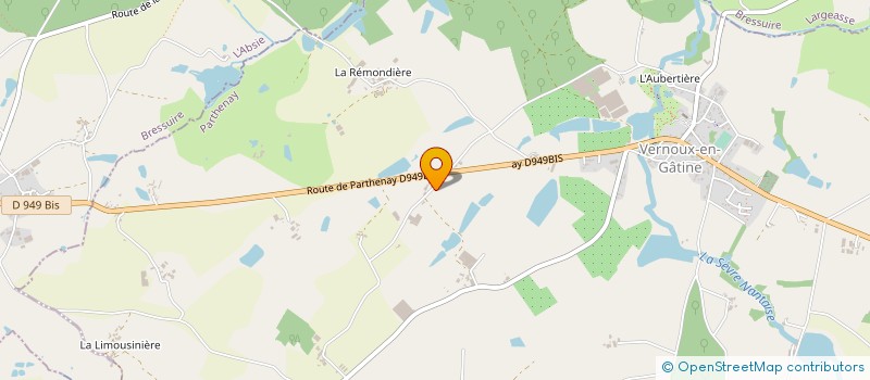 localisation de l'entreprise DIATOSPHERE à VERNOUX-EN-GATINE