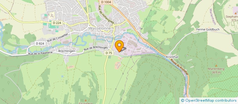 localisation de l'entreprise DIATYS INFORMATIQUE  TRAENHEIM