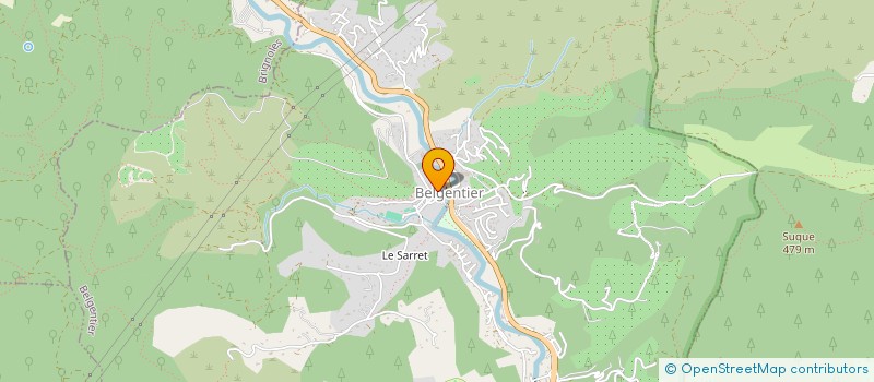 localisation de l'entreprise DIAUX 3  BELGENTIER