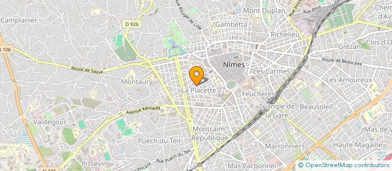 localisation de l'entreprise DIAWOUA  NIMES