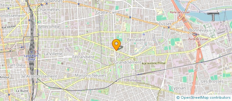 localisation de l'entreprise DIAZ  VILLEURBANNE