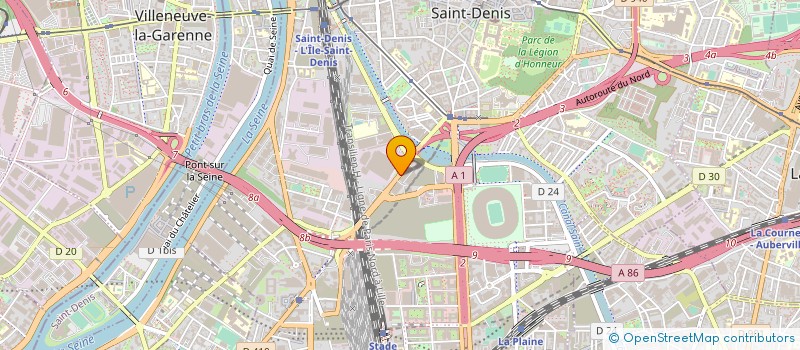 localisation de l'entreprise DIAZ à SAINT-DENIS