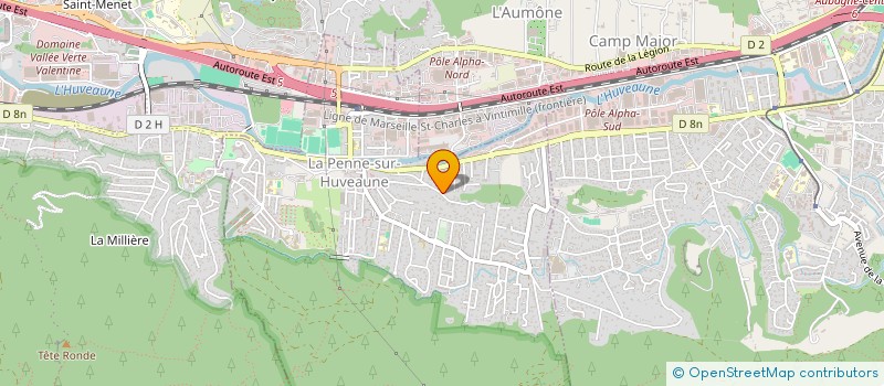 localisation de l'entreprise DIAZ  LA PENNE-SUR-HUVEAUNE