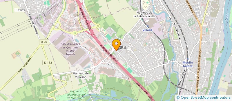 localisation de l'entreprise DIAZ CORPORATION  VILLABE