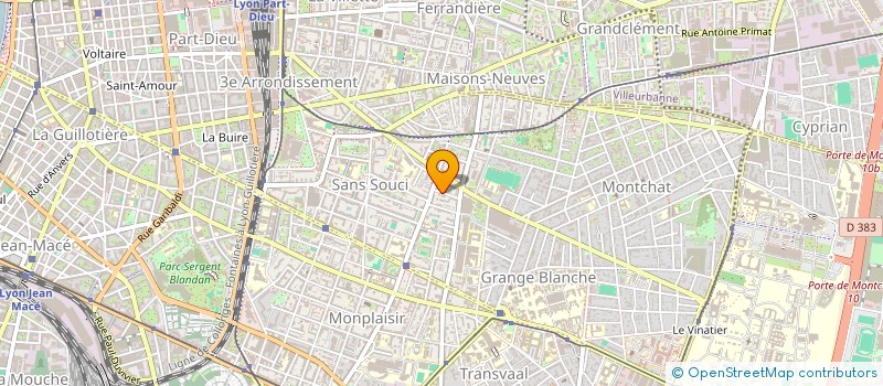 localisation de l'entreprise DIAZ ELECTRICITE  LYON