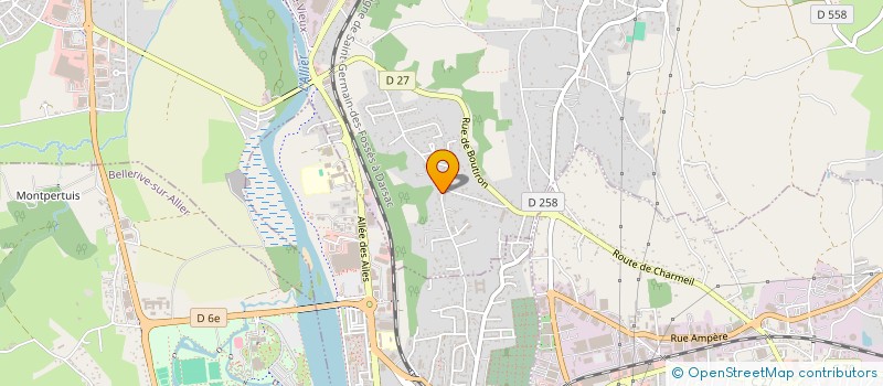 localisation de l'entreprise DIAZ ENERGIE CONCEPT à CREUZIER-LE-VIEUX