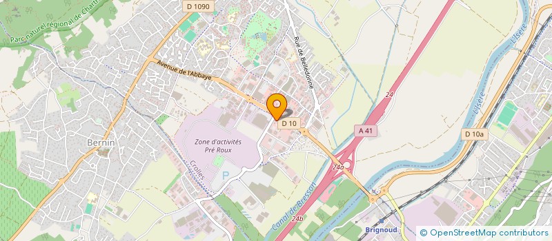 localisation de l'entreprise DIAZ FRERES à CROLLES