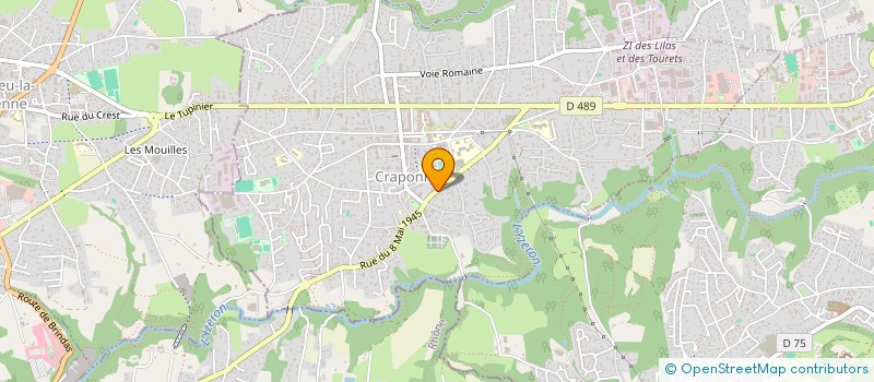 localisation de l'entreprise DIAZ & GOLD FAMILY  CRAPONNE