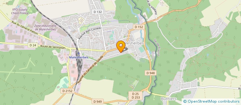 localisation de l'entreprise DIAZ PARQUETS à LE MALESHERBOIS