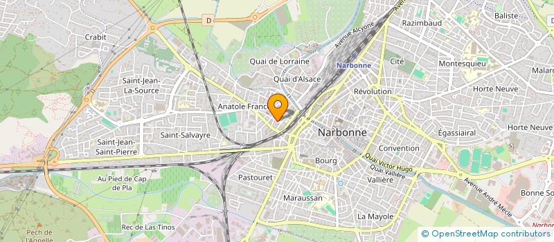 localisation de l'entreprise DIAZ PHILIPPE  NARBONNE