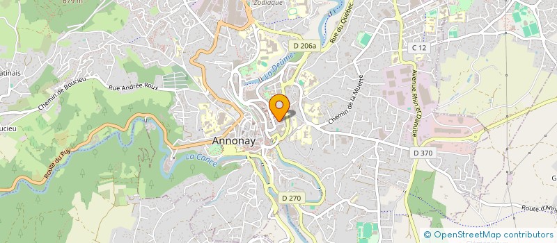 localisation de l'entreprise DIAZ SANCHIS CORP  ANNONAY