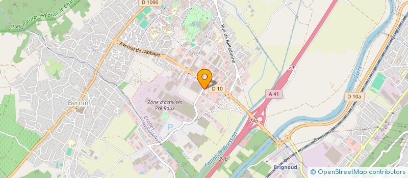 localisation de l'entreprise DIAZALP  CROLLES