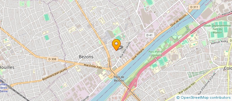 localisation de l'entreprise DIB à BEZONS