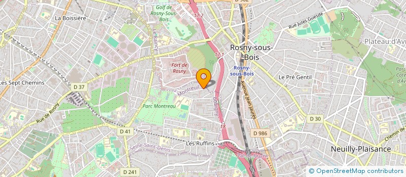 localisation de l'entreprise DIB CONSEIL à MONTREUIL