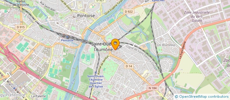 localisation de l'entreprise DIB SARL à SAINT-OUEN-L'AUMONE