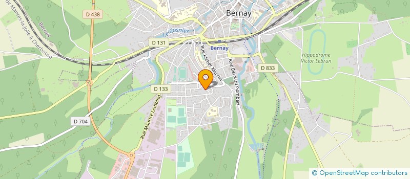 localisation de l'entreprise DIBA 627 à BERNAY