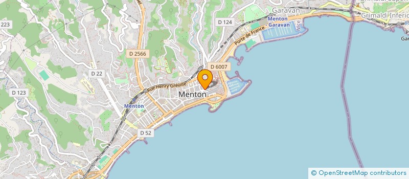 localisation de l'entreprise DIBA IMMO à MENTON