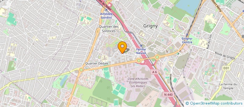 localisation de l'entreprise DIBAL TRANSPORTS à GRIGNY