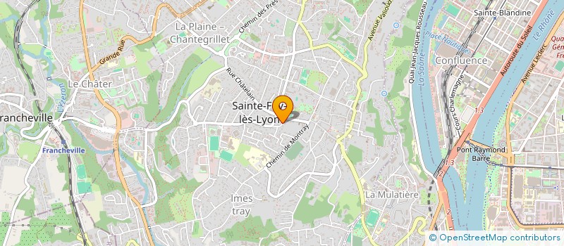 localisation de l'entreprise DIBAT  SAINTE-FOY-LES-LYON