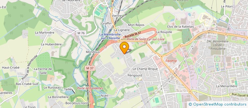 localisation de l'entreprise DIBBY HOLDING  SAINT-CYR-SUR-LOIRE