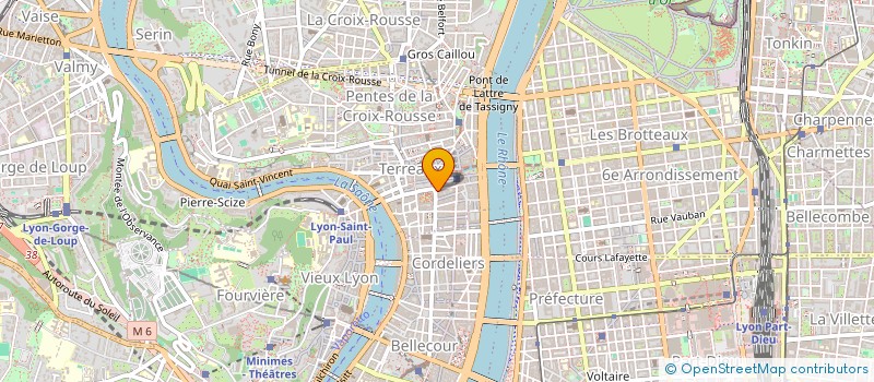 localisation de l'entreprise DIBE à LYON 1ER