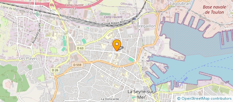 localisation de l'entreprise DIBELEC à LA SEYNE-SUR-MER