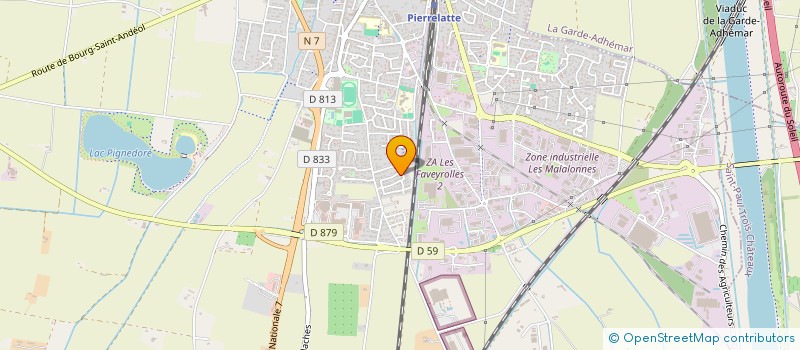 localisation de l'entreprise DIBEN  PIERRELATTE