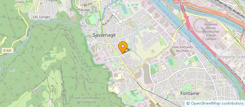 localisation de l'entreprise DIBILIO IMMOBILIER  SASSENAGE