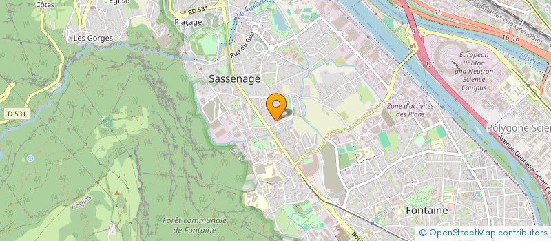 localisation de l'entreprise DIBILIO INVEST  SASSENAGE