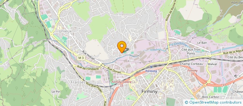 localisation de l'entreprise DIBIMMO  UNIEUX