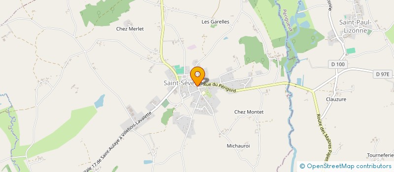 localisation de l'entreprise DIBITEK  SAINT-SEVERIN