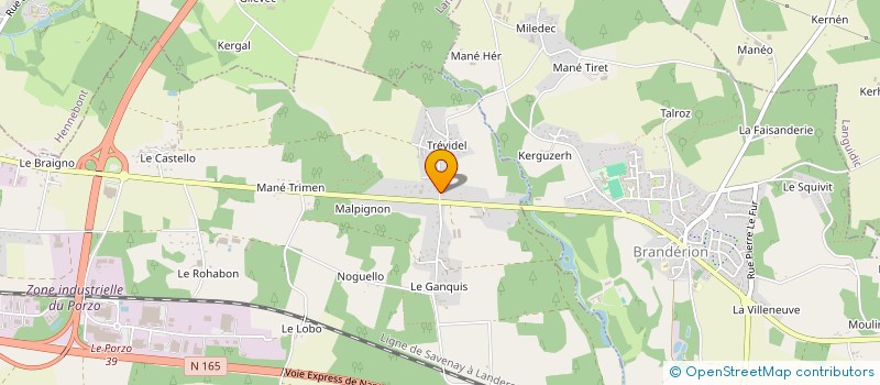 localisation de l'entreprise DIBOEN à KERVIGNAC