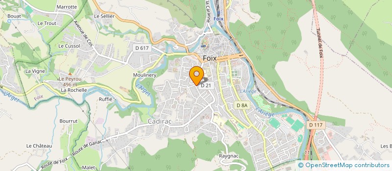 localisation de l'entreprise DIBON MEDIA à FOIX