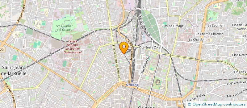 localisation de l'entreprise DIBONA à ORLEANS