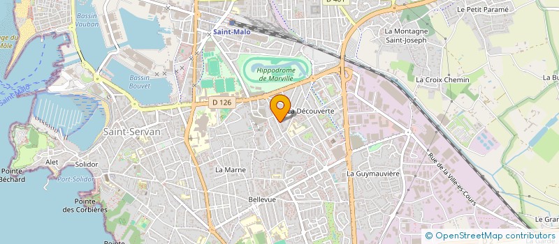 localisation de l'entreprise DIBOUT  SAINT-MALO
