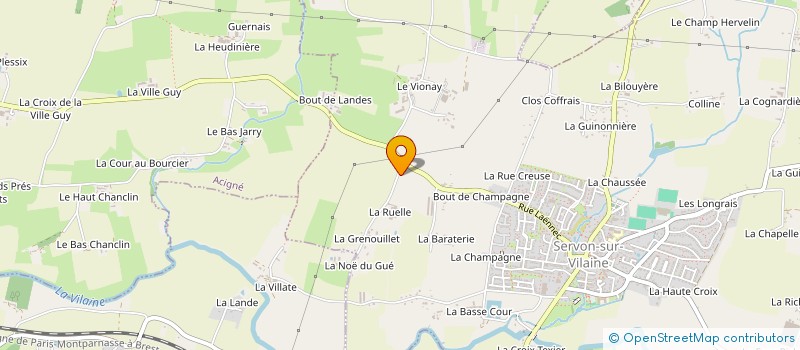 localisation de l'entreprise DIBS  SERVON-SUR-VILAINE