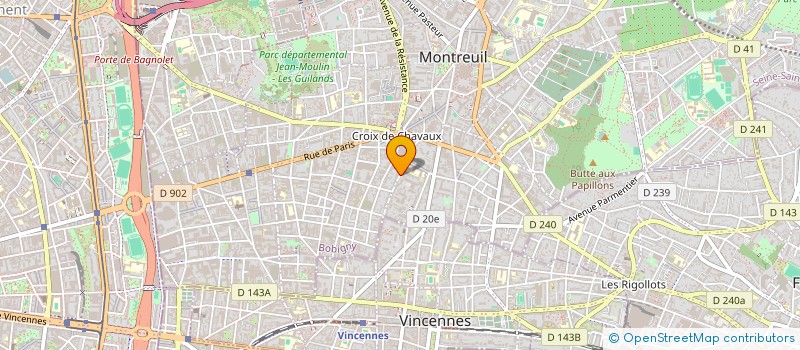 localisation de l'entreprise DIBY à MONTREUIL