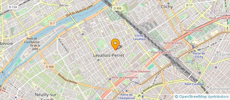 localisation de l'entreprise DICA ANCIENS ETABLISSEMENTS BERTRAND à LEVALLOIS-PERRET