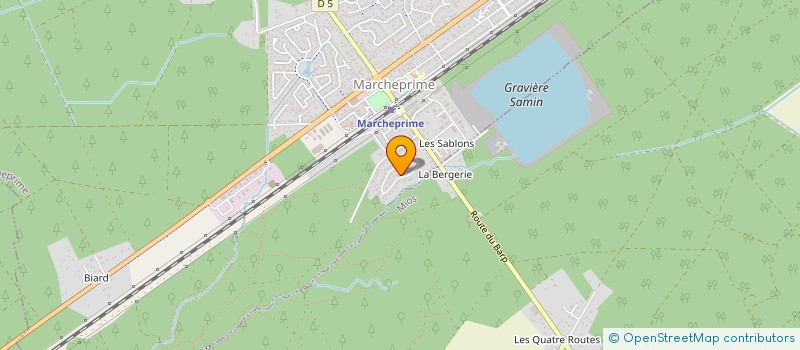 localisation de l'entreprise DICA BASSIN  MARCHEPRIME